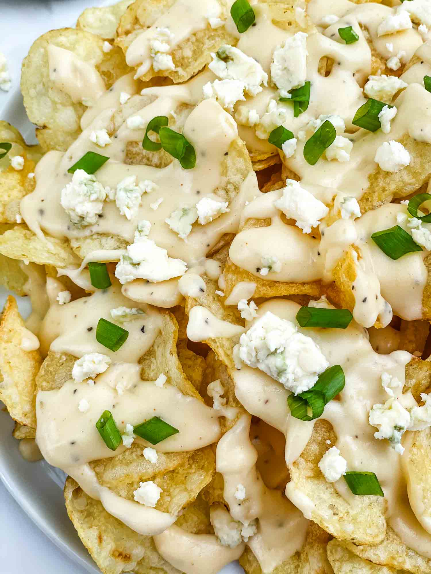 Copycat Bennigan's Blue Cheese Chips - Three Olives Branch